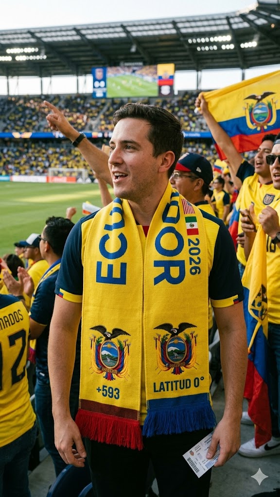 La quinta Copa | Ecuador Soccer Fan Scarf